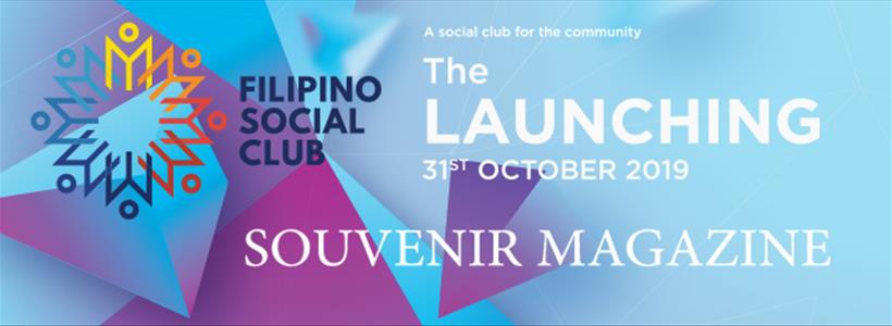 Filipino Social Club: The Launching (Souvenir Program)